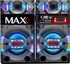 MAX Wired-Wireless Subwoofer, 2 Pieces, 40W, Grey - M-10S2