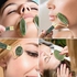 Jade Roller Gua Sha Massage Set, 3-in-1 Natural Jade Stone Roller, Skin Care Face Massager Face Roller Eye Treatments Tool Kit
