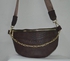Cross And Waist Bag-Leather- Brown