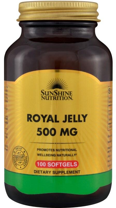 Sunshine Nutrition Royal Jelly 500 Mg 100 Softgels