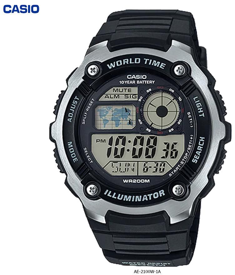 Casio AE-2100W Sport Watch 100% Original & New (2 Colors)