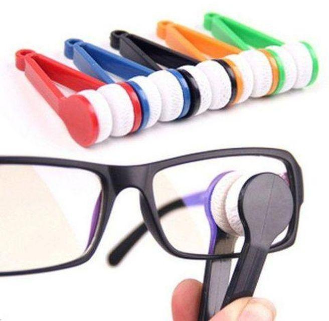 Mini Soft Brush Glasses Lens Cleaner Cleaning Tool Eyeglass Sunglasses
