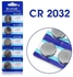 Generic 5 Pcs Button battery 3V Lithium Coin Cells Button Battery 5004LC ECR2032 CR2032 DL2032 KCR2032 EE6227