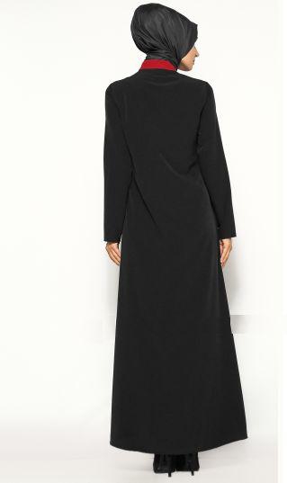 Black Casual Abaya For Women