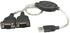 USB to 2 Serial Converter Black