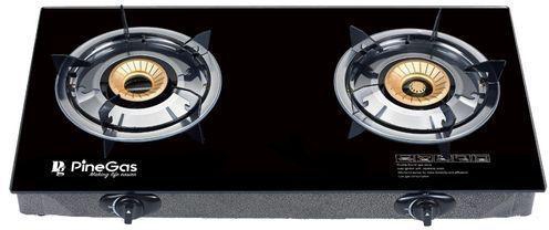 Generic Pine gas Glass top Gas Stove Double Burner