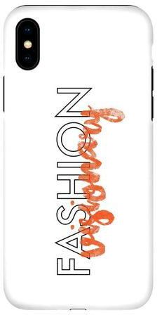 Tough Pro Series Fashion Visionary Printed Case Cover For Apple iPhone XS/X White/Orange/Black