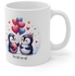 Valentine's Day Penguins Mug