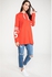 Defacto Woman Regular Fit Knitted Long Sleeve Knitted Tunic - Red