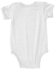 لباس لطفل رضيع من قطعة واحدة بطبعة "50% Mummy Plus "50% Daddy - 100% Perfect Printed أبيض/وردي/أسود