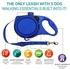 Rope Walking Dog Multifunction With Bottle Water And Bag Waste Collapsible -3 In 1