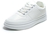 Desert Basic Lace-up Flat Sneakers For Men - White