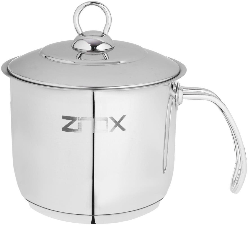Get Zinox Stainless Steel Milk Pot, 14 cm - Silver with best offers | Raneen.com