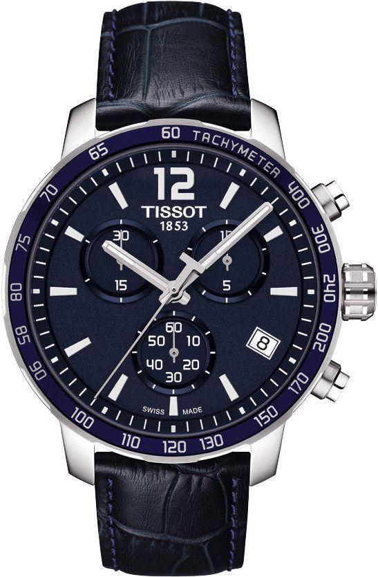 Tissot Sport Watch for Men - Leather Band, Quartz - T095.417.16.047.00