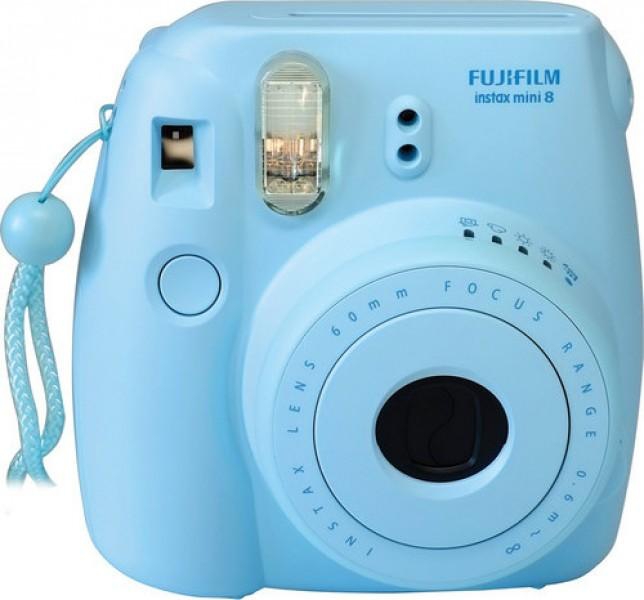 Fujifilm CAMFJM8 Instax Mini 8 Instant Film Camera Blue ETR