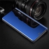 For Samsung Galaxy S10 Clear View Window Stand Mirror Case Shockproof Full 360 Body Protective Flip Phone Cover - Blue