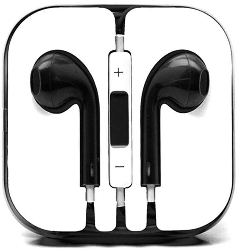 Apple iPhone 6 & 6 Plus EarPods Headset Handsfree with Remote and Mic - Black