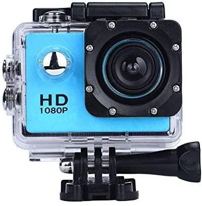 كاميرا متحركة رقمية 30 متر كاميرا رياضية مقاومة للماء 1080P 2.8 "TFT LCD HD 12MP 140 مجموعة إكسسوارات ذات زاوية واسعة وخوذة