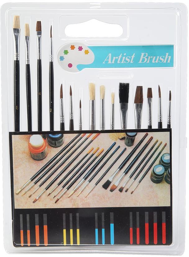 Roll Roy Artist Fine Brush Set (Pack of 15)