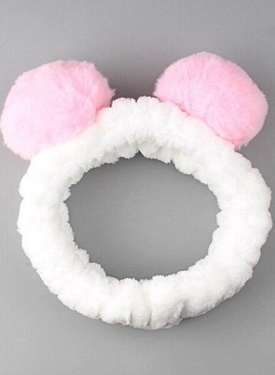 Cute Plush Headband White