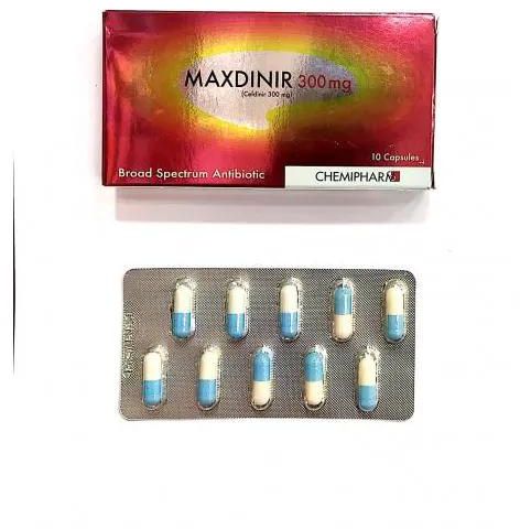Maxdinir | Antibiotic | 300 mg | 10 Caps