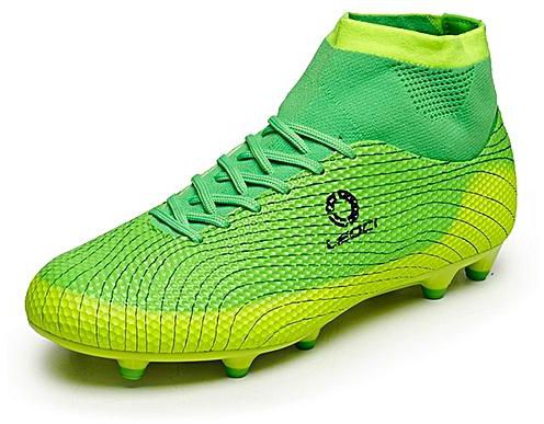 Generic Ankle Soccer Cleats Mens Football Boots High Top Turf Soccer Shoes  Football Cleats Football Shoes Indoor Boys Youth Sneakers Spikes - Green  price from jumia in Nigeria - Yaoota!