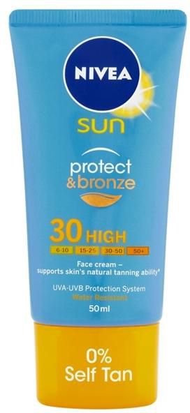 gebrek auteur steek NIVEA SUN PROTECT & BRONZE FACE CREAM SPF 30 50 ml price from geantonline  in UAE - Yaoota!