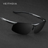 Sunglasses Casual lenses  &Frame metal (Color Black)