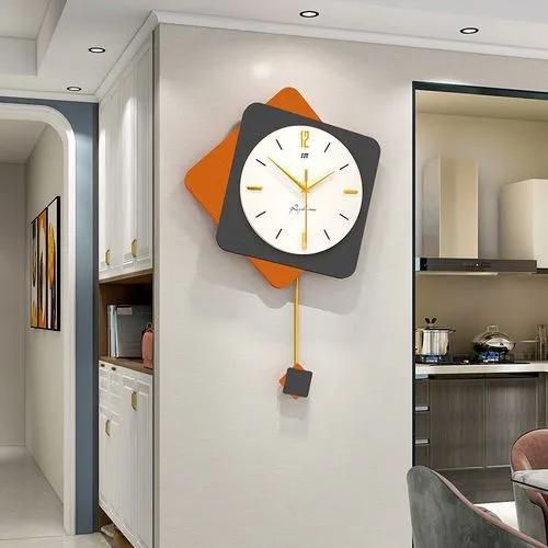 Classic Ergonomic Wall Clock With Unique Design