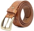 Bacca Bucci Men's Casual Leather Belt - 100% Soft Top Grain Genuine Leather Strap with Classic Prong Buckle