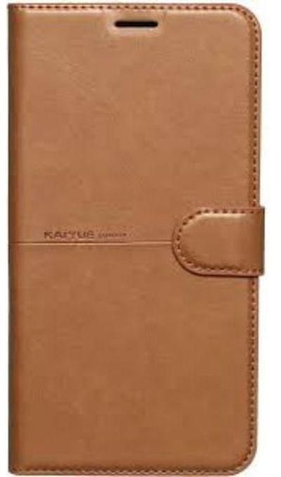 KAIYUE Leather Flip Phone Case For Samsung Galaxy M62 - Brown