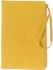 Zipper closure PU solid multipurpose pouch 25.5 cm x 17.5 cm