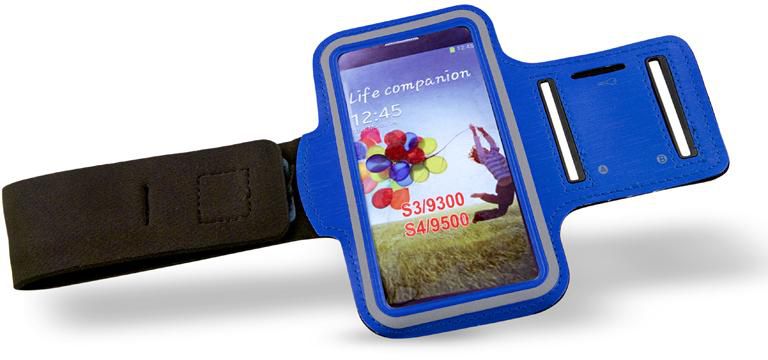 BeeCool Sports Armband Blue for Samsung Galaxy S4
