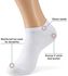 Fashion 3 Pair Women Ankle Socks Ped Low Cut Fit Crew Size 9-11 Sport Black