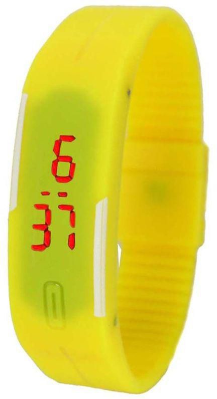 LED Rubber Watch - Yellow