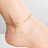 Aiwanto Anklet Ankle Chain Double Chain Simple Anklet