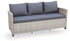 Eden 5-Seater Rattan & Steel Sofa Set Living Accent