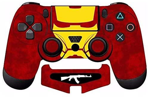 PS4 Iron Man Drawing Skin For PlayStation 4 Controller