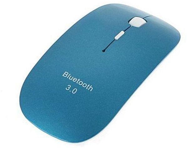 Slim Curved Bluetooth Wireless Optical Mouse 1600 Dpi For Windows 7/8 Android For Macbook With DPI Switch 206538 (As Main Picture)