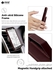 3 In 1 Magnetic Hand Grip Holder Case For Samsung Galaxy S22 5G Brown