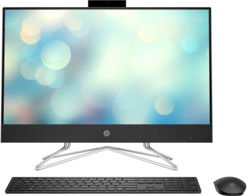 HP All-in-One 24-df1010nh Bundle PC - Intel® Core™ i5-1135G7 - 8GB RAM - 256GB SSD - 23.8-inch FHD - Intel® Iris® Xᵉ Graphics - FreeDOS - Jet Black - (English/Arabic Keyboard)
