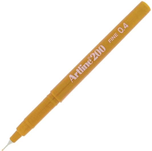 Artline 200 Fineliner Pen, 0.4mm, Orange