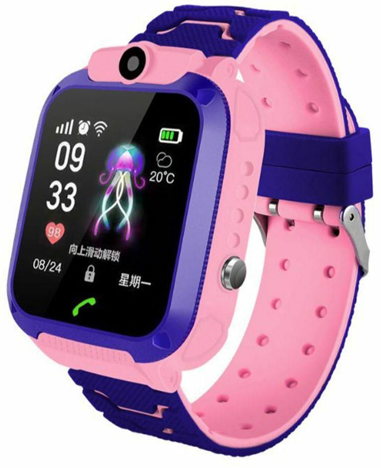 Generic Children Touch Screen Smart Watch With Camera Purple/Pink/Black