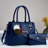 Leather In Style Fashion 2 In 1 Ladies Leather Handbag