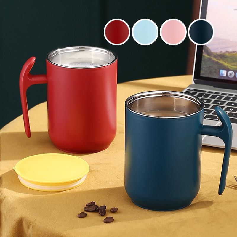 Stainless Steel Handy Cup Home Office Coffee Drinking Cup 550ml (4 Colors)