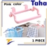 Taha Offer Hanging Garbage Bags And Towel On Kitchen Parchment Without Nails, Multi-use - 1 Piece, Pink Color