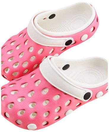 Pair Of Casual Sandals Watermelon Red/White