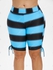 Plus Size Cinched Colorblock Swim Shorts - 1x