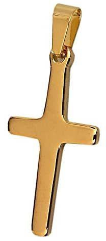 Ziko Steel Cross Pendant - Gold
