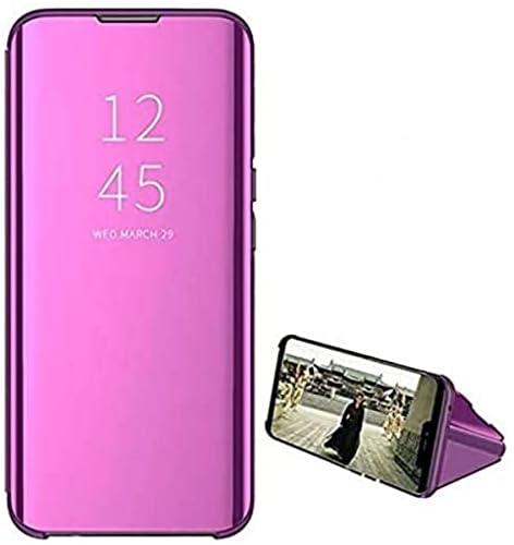 Ultra Luxury Mirrors Full Body Protector Without Sensor Stand Cover for Samsung Note 20 Ultra - Purple